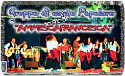 cantanti e suonatori gruppo Ammescafrancesca