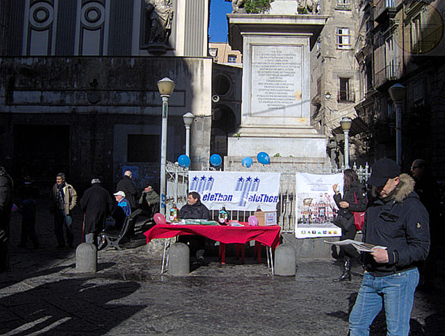 Il banchetto Telethon