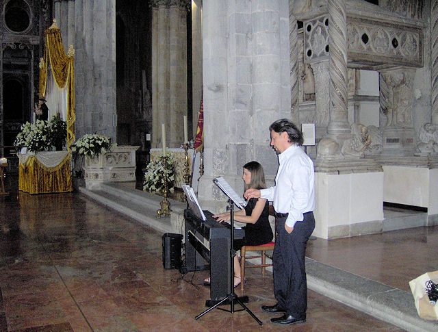 Le prove del concerto