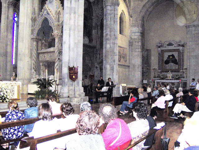 Il concerto in S. Lorenzo con Angela Battiloro e Mario Todisco