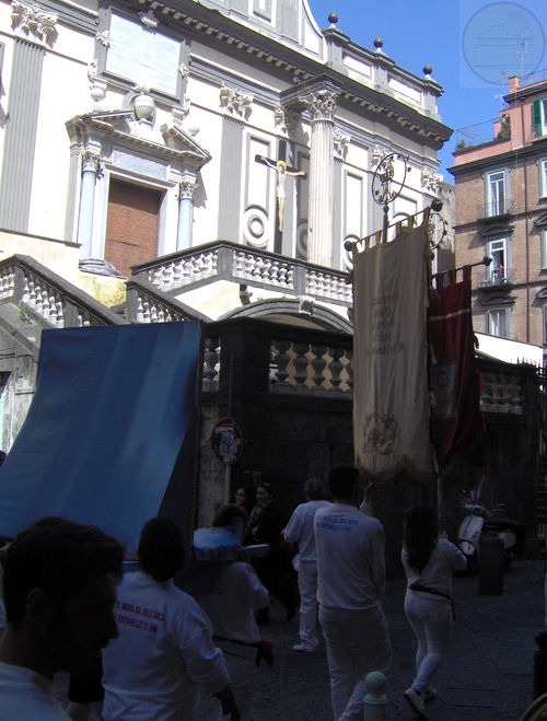 Domenica delle Palme 2013: concerto, madonnari e benedizione Cristo dipinto