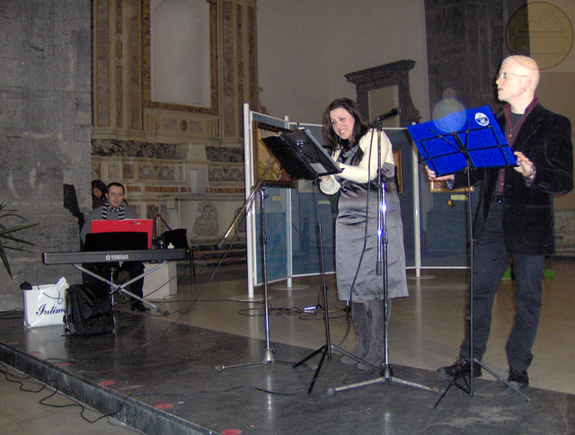Domenica delle Palme 2013: concerto, madonnari e benedizione Cristo dipinto