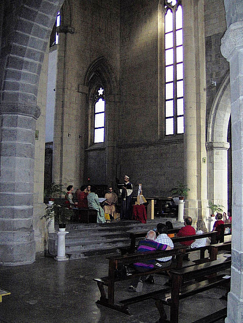 Medievalia 13 luglio 2013 coro medievale in S. Eligio