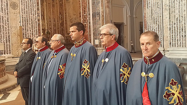 Cavalieri dell'Ordine Costantiniano alla Messa Solenne