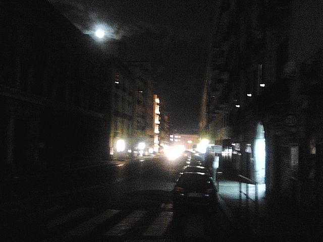 Blackout nel Centro antico di Napoli a Via Monteoliveto