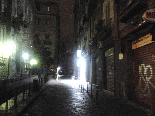 Blackout nel Centro antico di Napoli a Via Tribunali