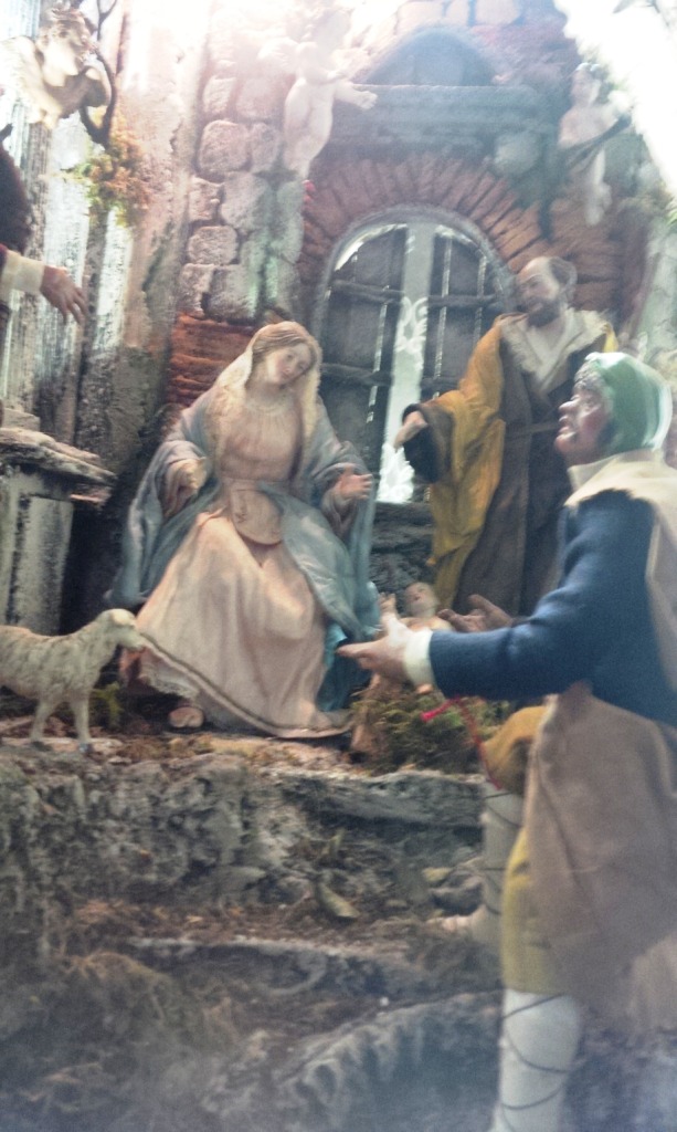 I presepi napoletani ad Alessandria - dicembre 2016: sistemazione presepio