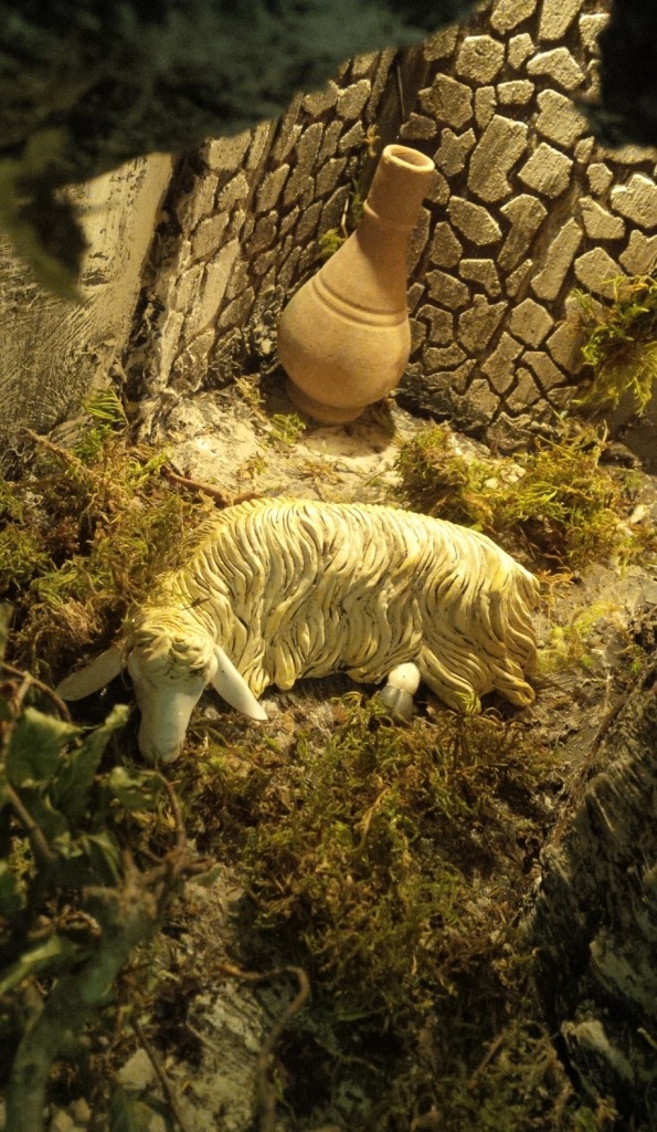 I presepi napoletani ad Alessandria - dicembre 2016: sistemazione presepio