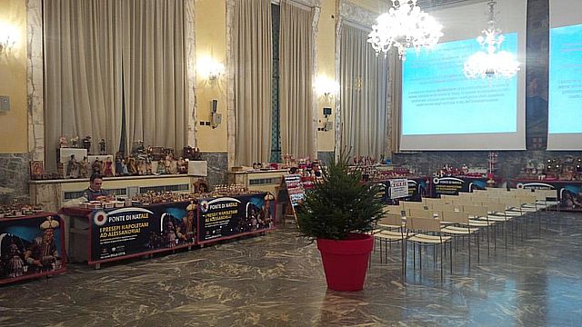 I presepi napoletani ad Alessandria - dicembre 2016: Palazzo del Monferrato