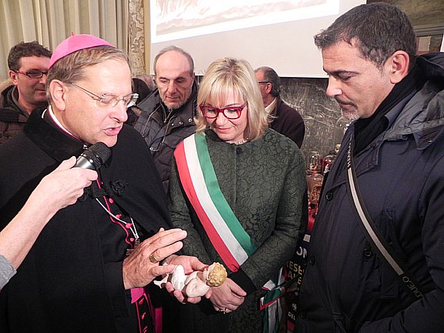 I presepi napoletani ad Alessandria - dicembre 2016: benedizione del Vescovo di Alessandria