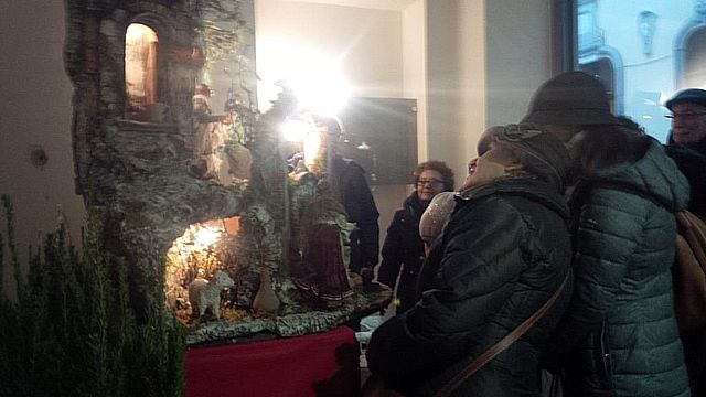 I presepi napoletani ad Alessandria - dicembre 2016: spiegazioni presepio Amedeo - Pasquale