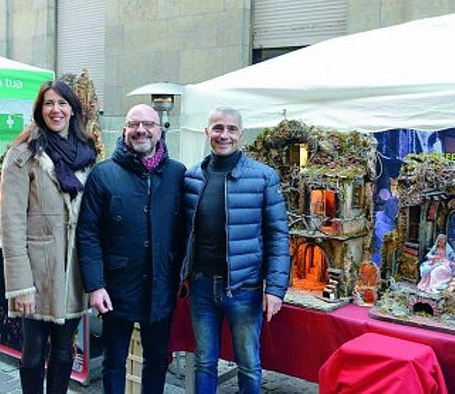 I presepi napoletani ad Alessandria - dicembre 2016: Alice, Vittorio e Davide