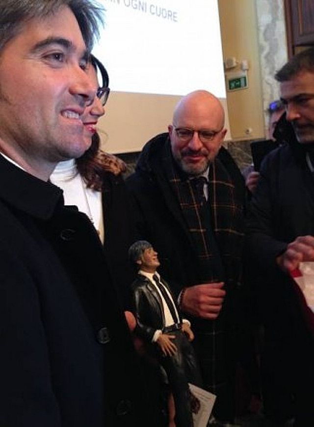 I presepi napoletani ad Alessandria - dicembre 2016: statuetta De Masi