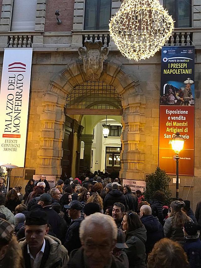 I presepi napoletani ad Alessandria - dicembre 2016: Palazzo del Monferrato