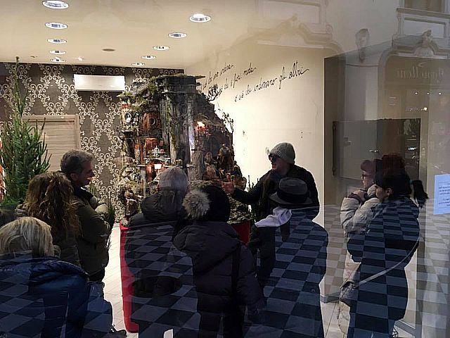 I presepi napoletani ad Alessandria - dicembre 2016: spiegazioni presepio Amedeo - Pasquale