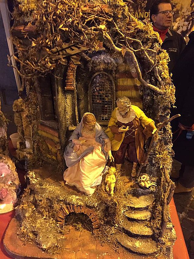 I presepi napoletani ad Alessandria - dicembre 2016: presepio donato all'ospedale C. Arrigo