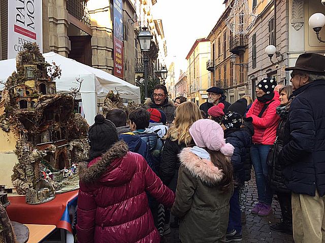 I presepi napoletani ad Alessandria - dicembre 2016: punto info Gabriele