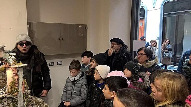 I presepi napoletani ad Alessandria - dicembre 2016: spiegazioni presepio Amedeo - Pasquale