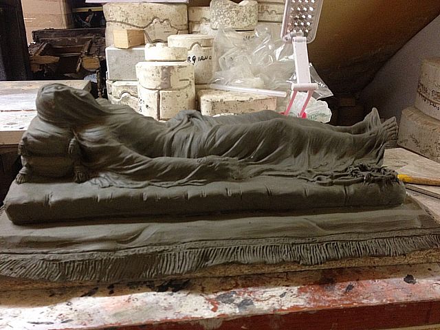 Cristo velato in terracotta - Fiera di Pasqua 2016