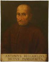 quadro che ritrae il Panormita