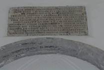 lapide Santa Maria della Stella