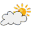 sole dietro una nuvoletta